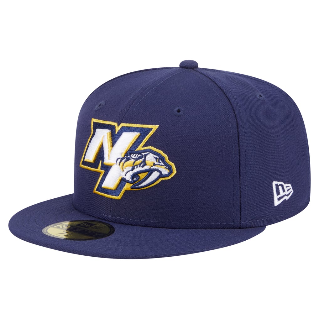  Nashville Predators New Era Deceptor 59FIFTY Fitted Hat - Navy
