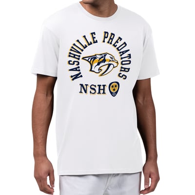 Nashville Predators Starter All-Around Fan T-Shirt - White
