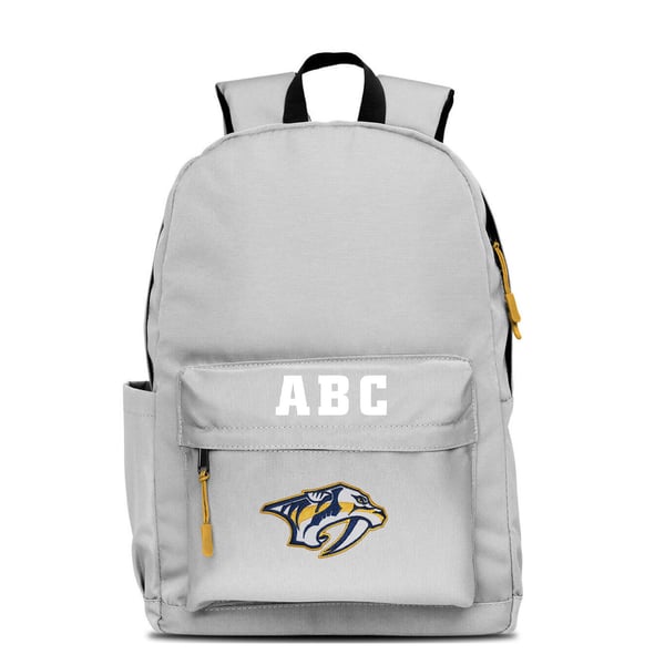 Nashville Predators Laptop Backpack - Gray - Nashville  Gray Nashville Predators Backpack main image 2