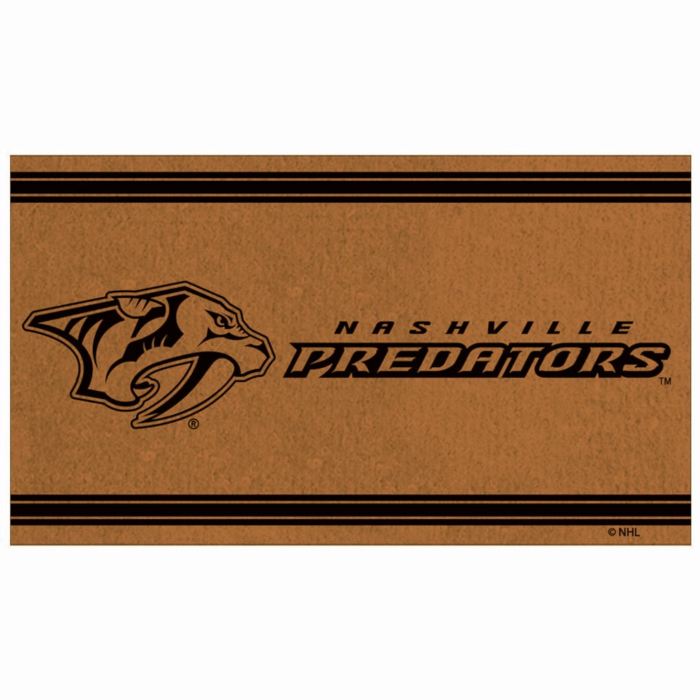 Nashville Predators 16" x 28" Logo Turf Mat