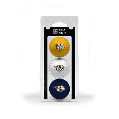 Nashville Predators 3-Pack Multi-Colored Team Golf Ball Set