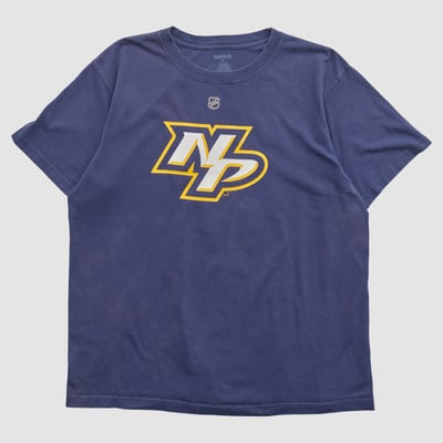 Nashville Predators Reebok 2000s T-shirt - Navy - 2XL by Fanatics Real Vintage