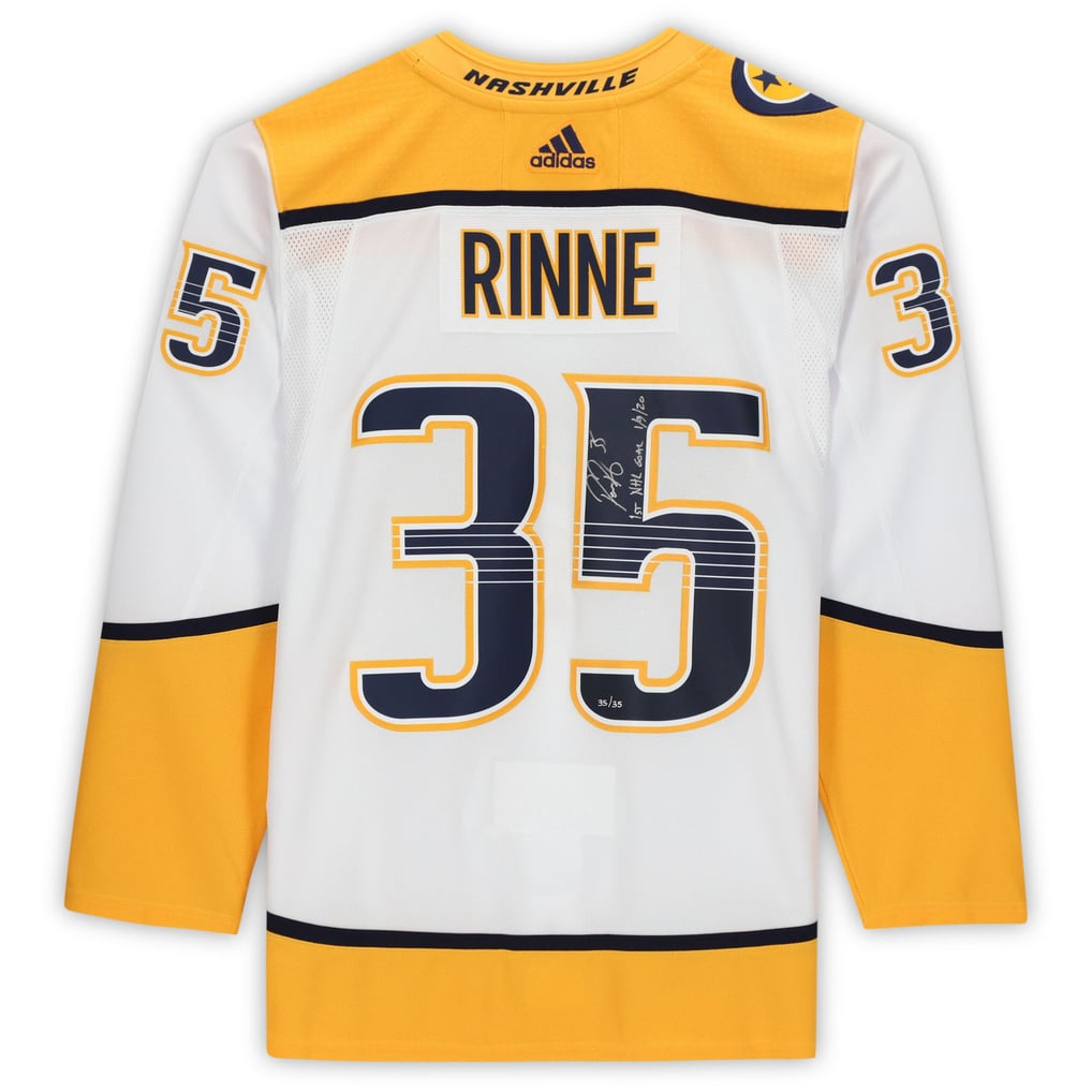 Autographed Nashville Predators Pekka Rinne Fanatics Authentic 