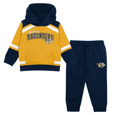 Nashville Predators Outerstuff Toddler Ice Explorer Hoodie & Pants Set - Gold/Navy