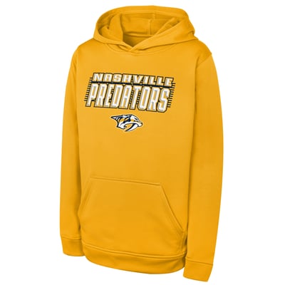 Nashville Predators Outerstuff Youth Sack Party Performance Hoodie - Gold