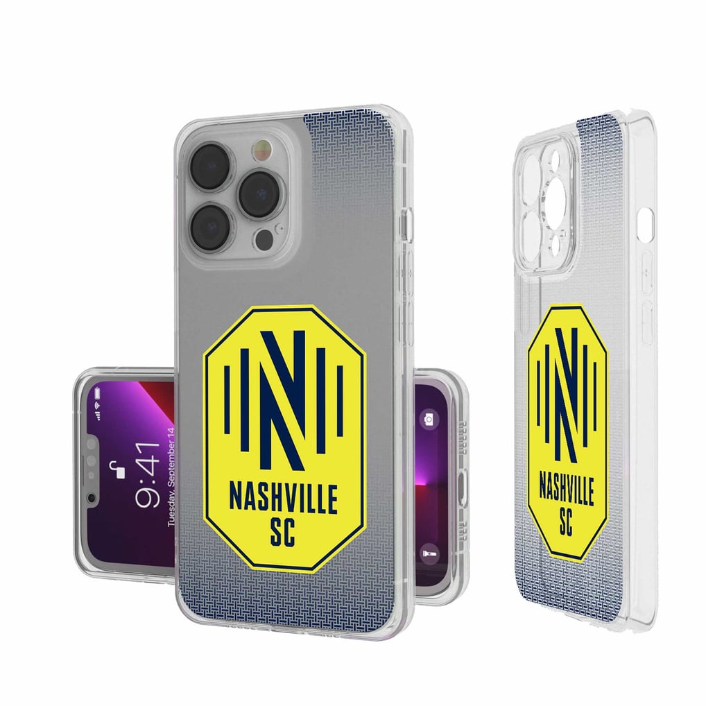 Nashville SC Keyscaper Linen Logo iPhone Clear Case