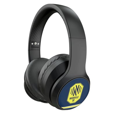 Nashville SC Keyscaper Stripe Wireless Bluetooth Headphones With Case