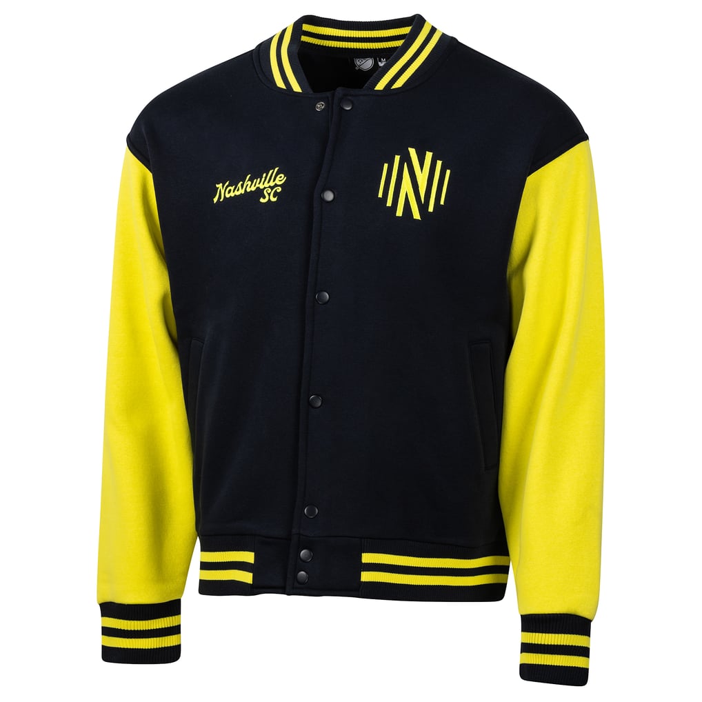 Nashville SC Fast Break Varsity Full-Snap Jacket - Navy