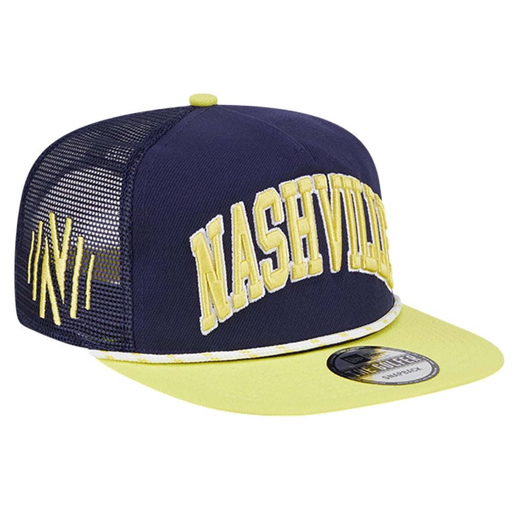 Nashville SC New Era Throwback Golfer Snapback Hat - Navy