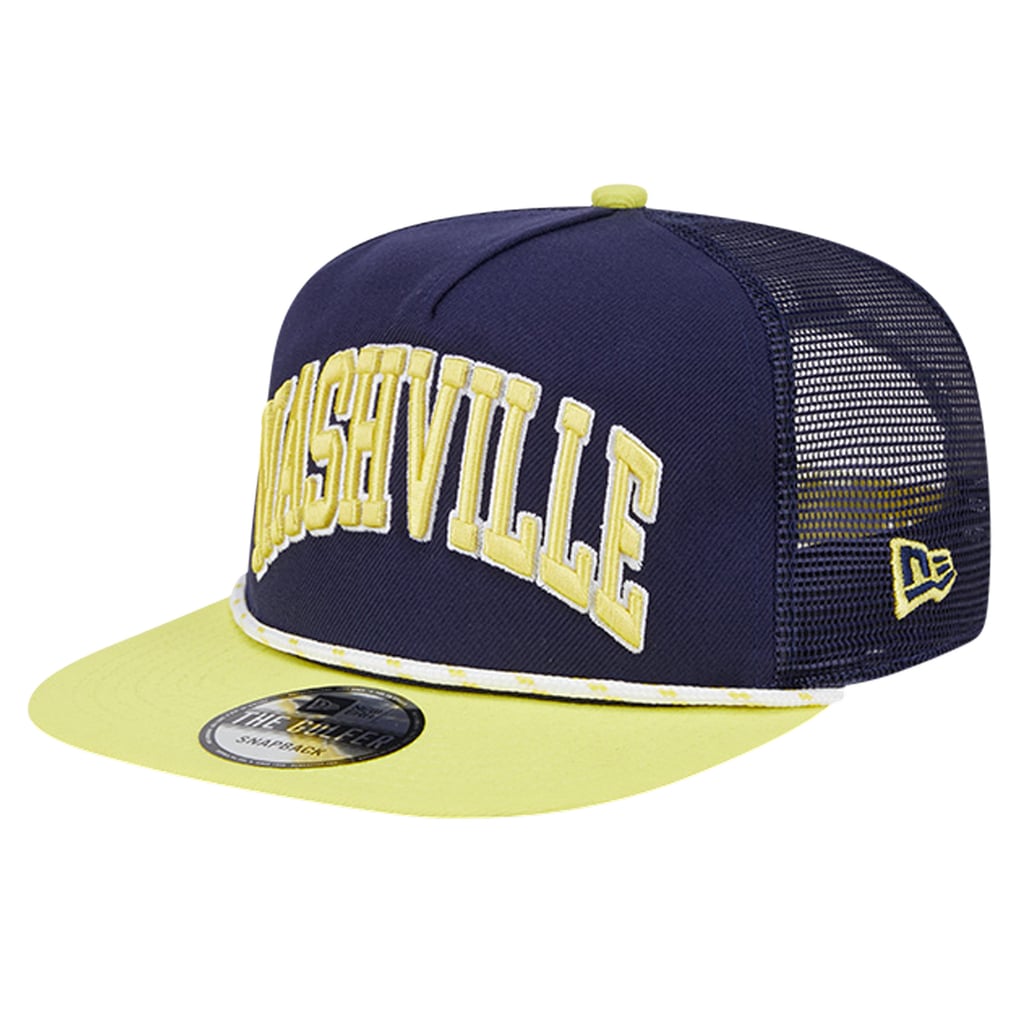 Nashville SC New Era Throwback Golfer Snapback Hat - Navy