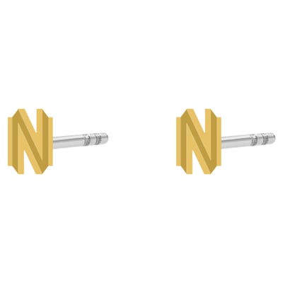 Nashville SC LUV AJ Women's Logo Studs - Gold