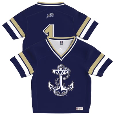 Navy Midshipmen GameDay Greats Infant Lightweight Collegiate Football Fashion Jersey - Navy
