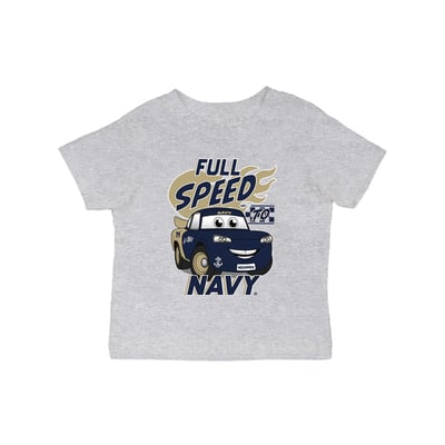 Navy Midshipmen Vive La Fete Infant Full Speed T-Shirt - Gray
