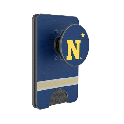 Navy Midshipmen Keyscaper Stripe PopSockets Magnetic Wallet