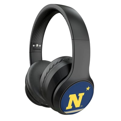 Navy Midshipmen Keyscaper Stripe Wireless Bluetooth Headphones With Case