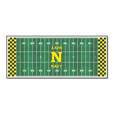 Navy Midshipmen Logo Brands 30" x 72" Football Field Runner