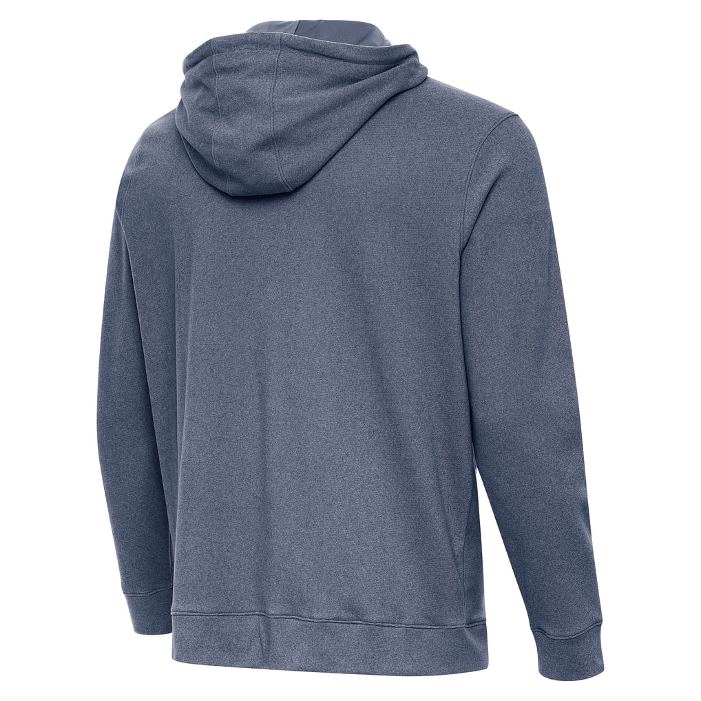 Navy Midshipmen Antigua Cloud Pullover Hoodie - Heather Navy