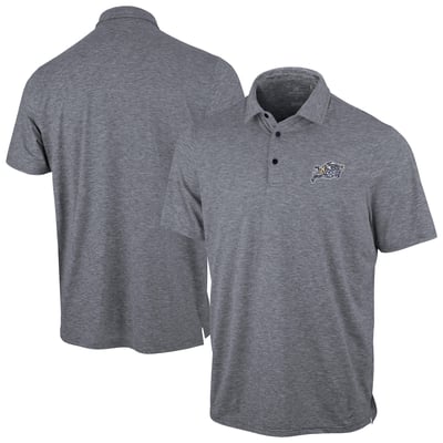 Navy Midshipmen Antigua Static Polo - Heather Navy