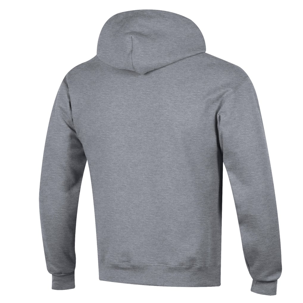 Navy Midshipmen Champion Wrestling Stack Logo Powerblend Pullover Hoodie - Gray