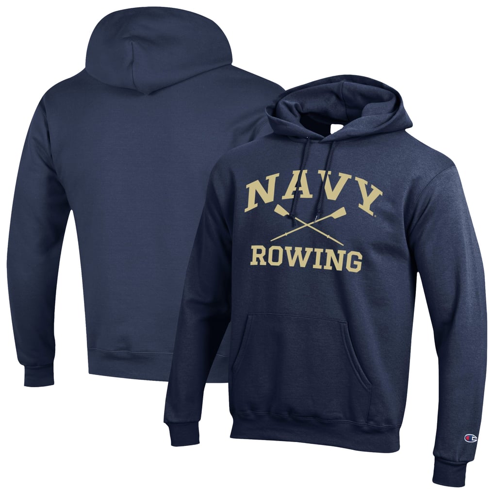 Navy Midshipmen Champion Rowing Eco Powerblend Pullover Hoodie – Navy