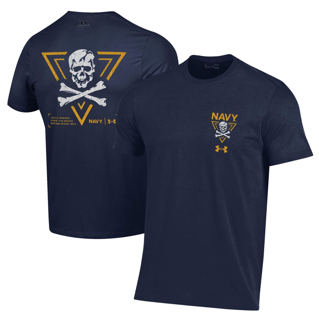 Navy Midshipmen Under Armour 2024 Rivalry Shield Performance T-Shirt - Navy