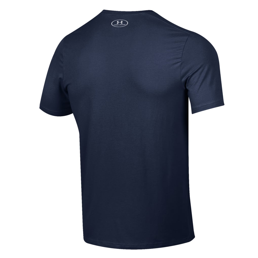 Navy Midshipmen Under Armour Lacrosse Arch Over Performance T-Shirt - Navy