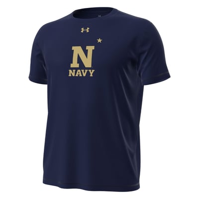 Navy Midshipmen Under Armour Primary Tech Stretch T-Shirt - Navy