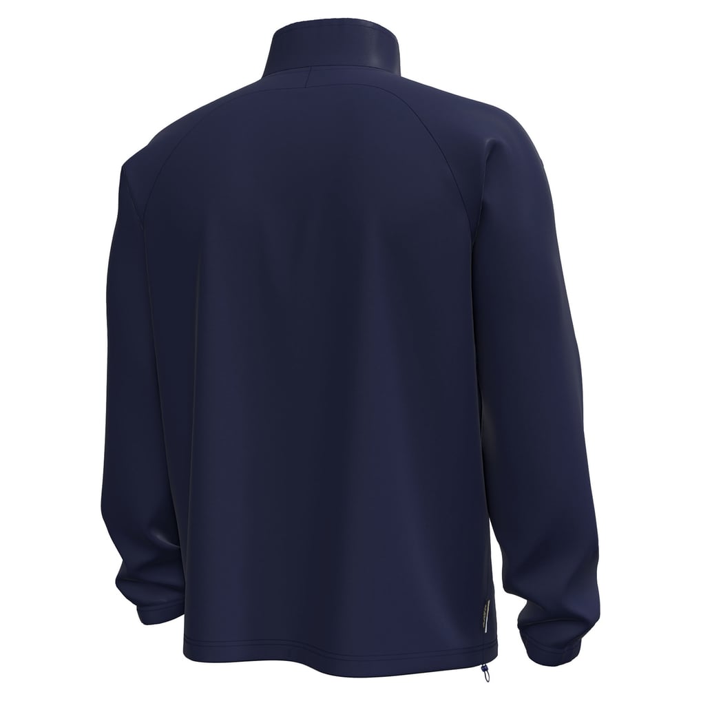  Navy Midshipmen Under Armour Unstoppable Woven Anorak Storm Tech Half-Zip Jacket - Navy