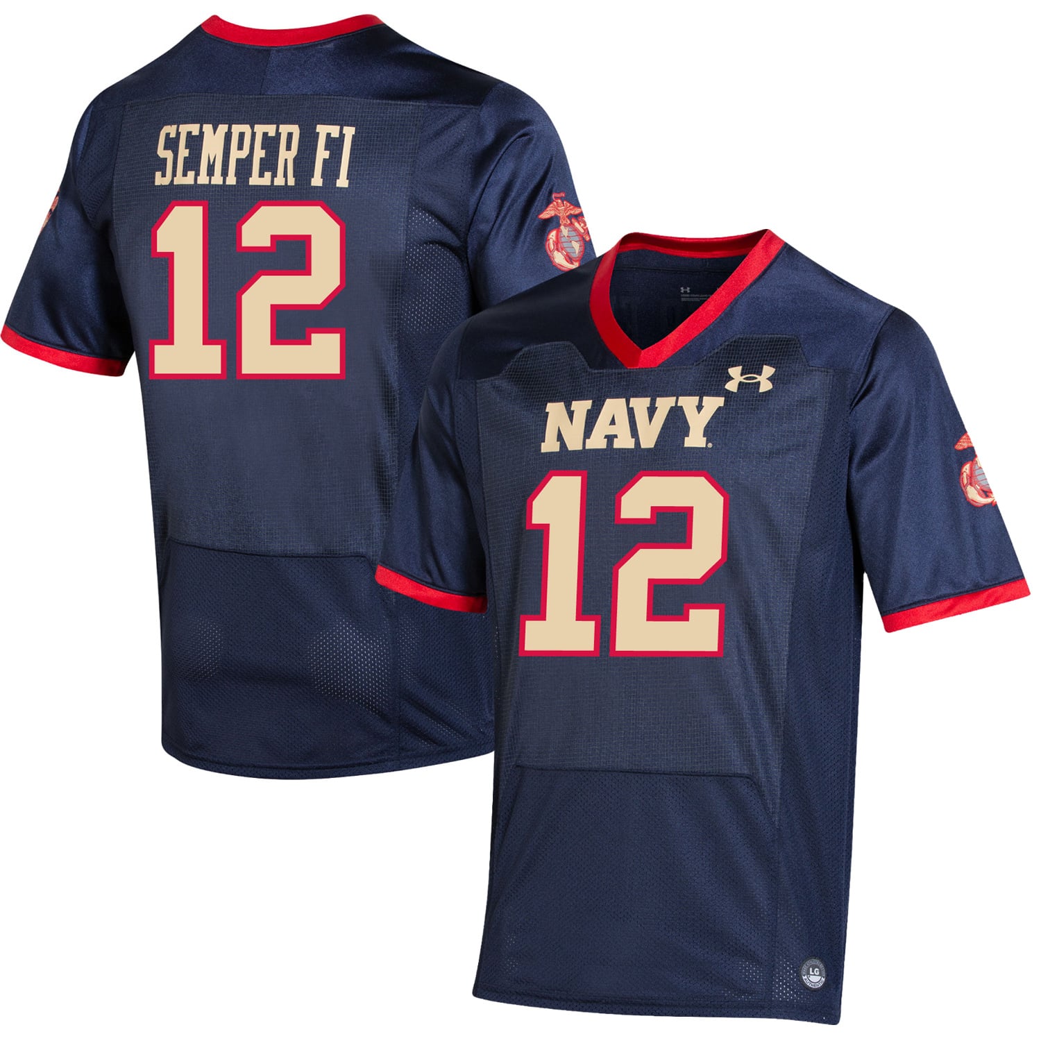 12 Navy Midshipmen Under Armour USMC Premier Special Game Replica