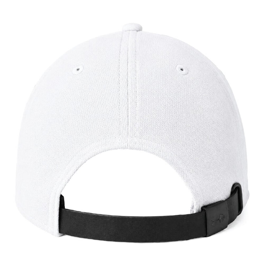 Navy Midshipmen Under Armour Unisex Blitzing Accent 5-Panel Adjustable Hat - White
