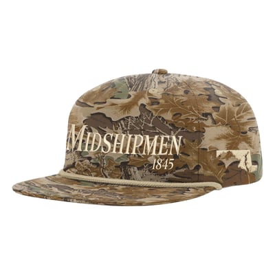 Navy Midshipmen Uscape Apparel Unisex Traditional Trail Golfer Adjustable Hat - Camo
