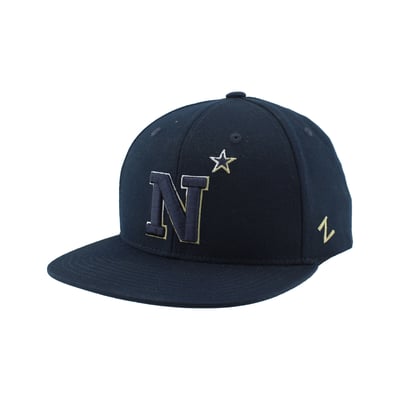  Navy Midshipmen Zephyr Unisex Slice 3D Z11 Snapback Hat - Navy