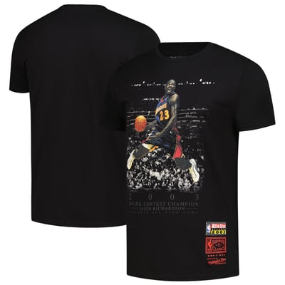Jason Richardson 2003 NBA All-Star Game Mitchell & Ness Hardwood Classic Slam Dunk Contest Champion T-Shirt - Black