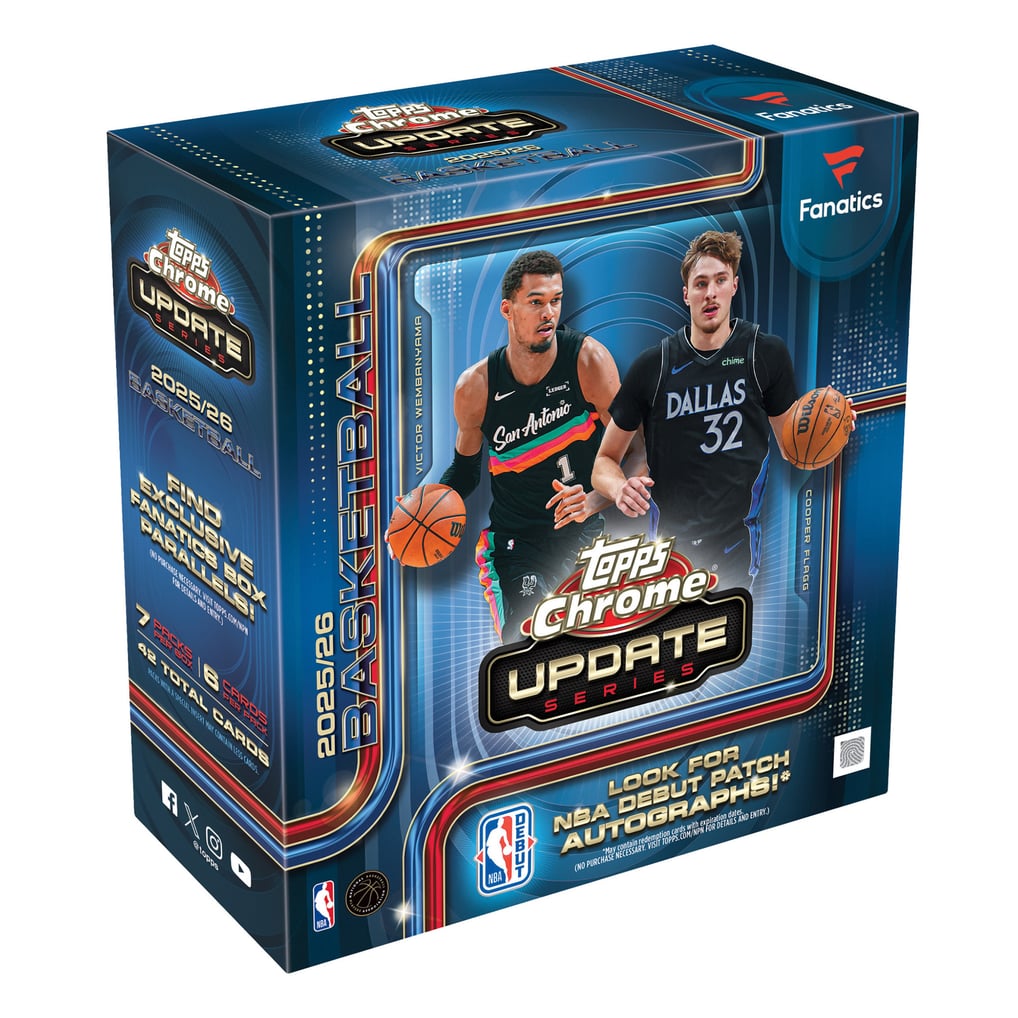 2025/26 Topps Chrome Updates Basketball Factory Sealed Fanatics ...