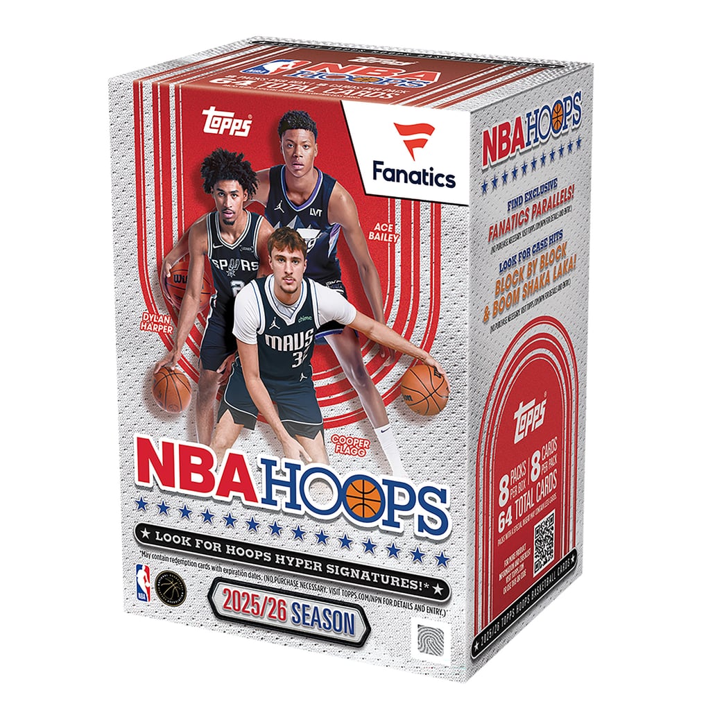 2025/26 Topps Hoops Basketball Factory Sealed Fanatics Exclusive Value Box