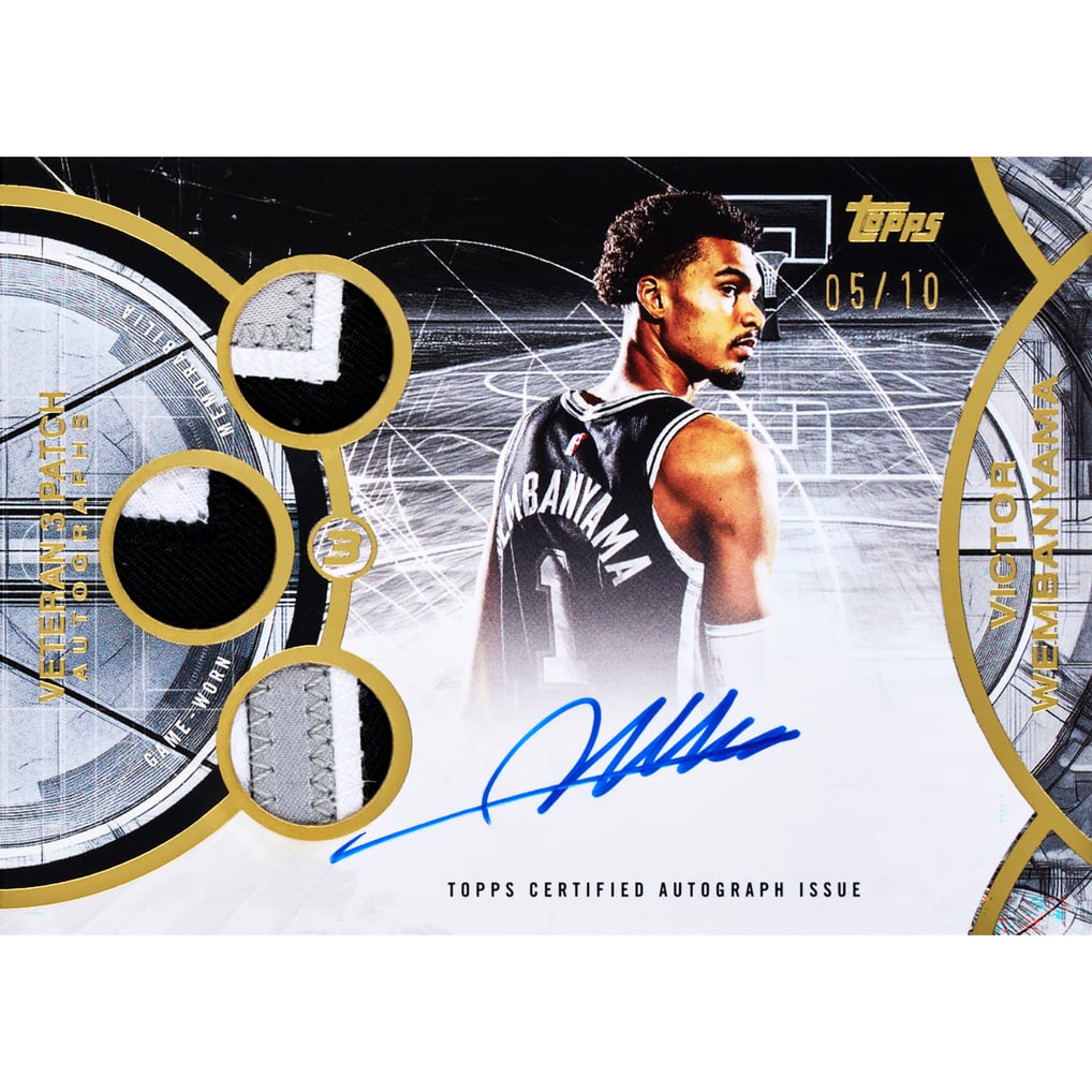2025/26 Topps Three Basketball Factory Sealed Hobby Box