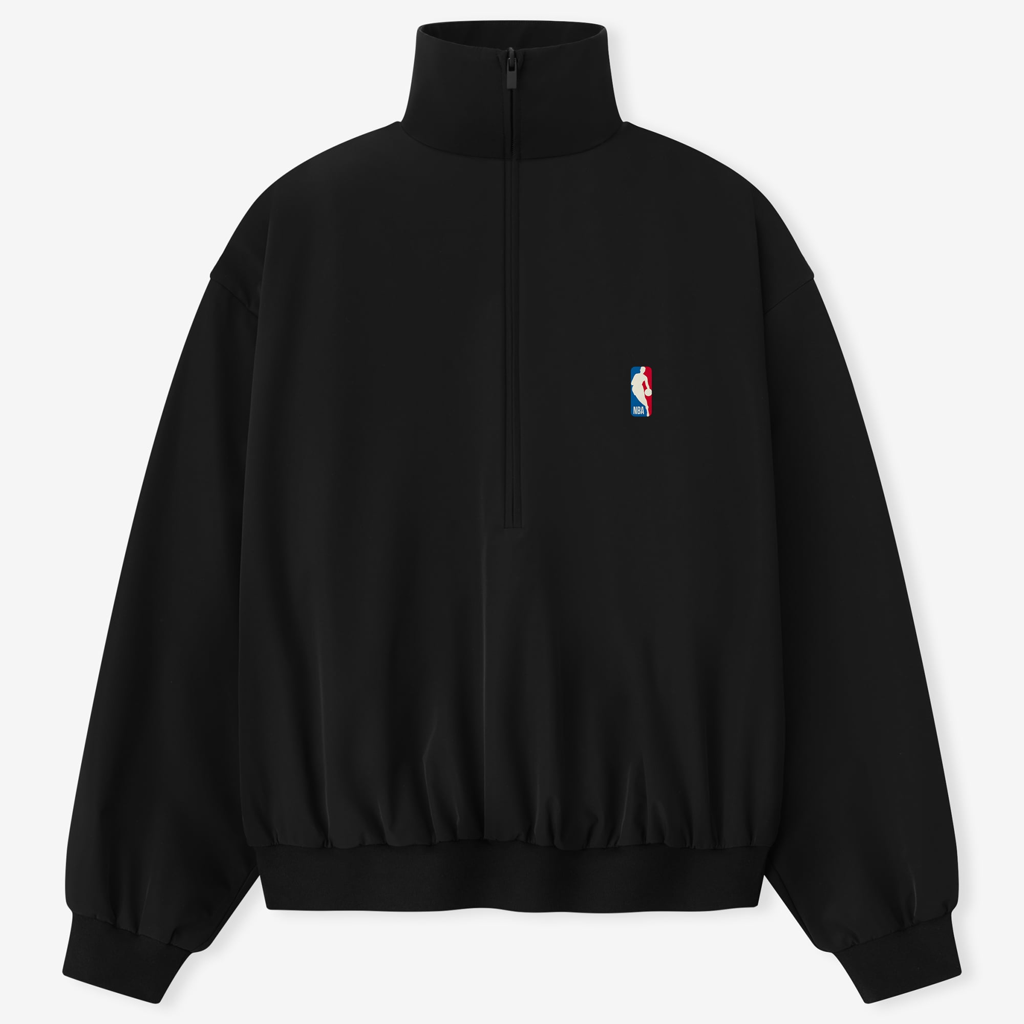 Fear of God x NBA Unisex Half-Zip Track Jacket - Black
