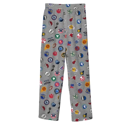 NBA Multi-Team Outerstuff Youth Printed Pajama Pants - Gray