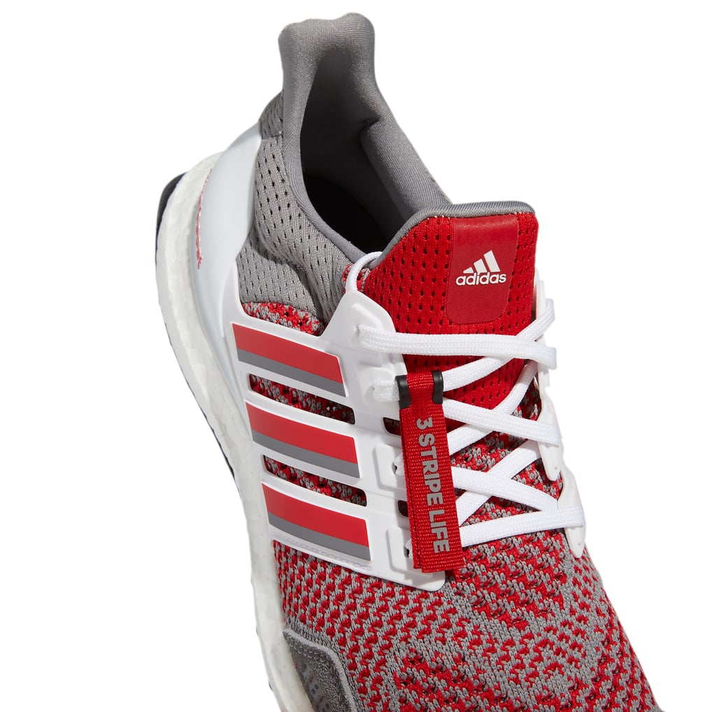 NC State Wolfpack adidas Ultraboost 1.0 Running Shoe - Red/Gray display picture 2