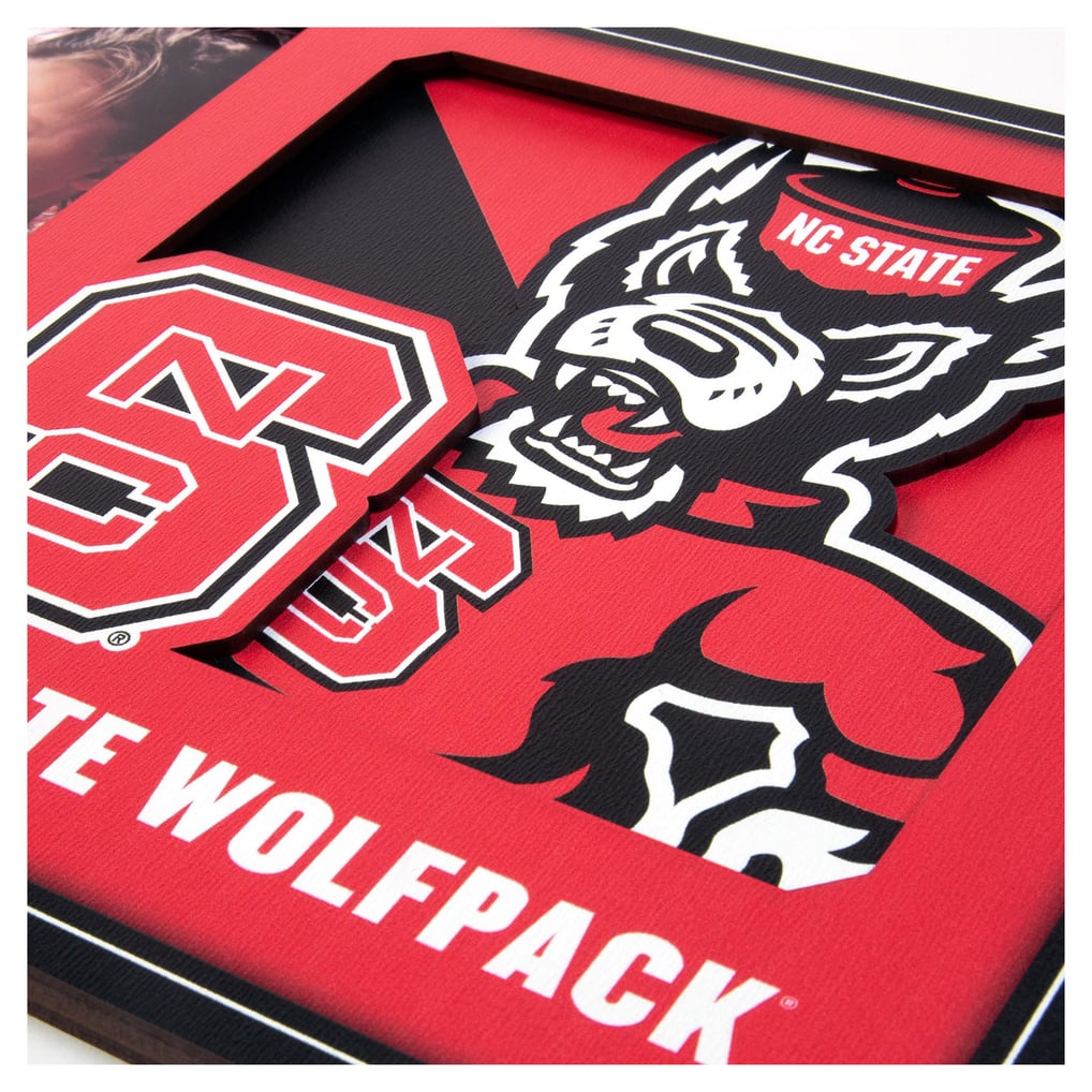 NC State Wolfpack Fanpoint 3D Logo Series Picture Frame