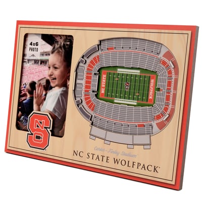 NC State Wolfpack Fanpoint 3D StadiumView Picture Frame