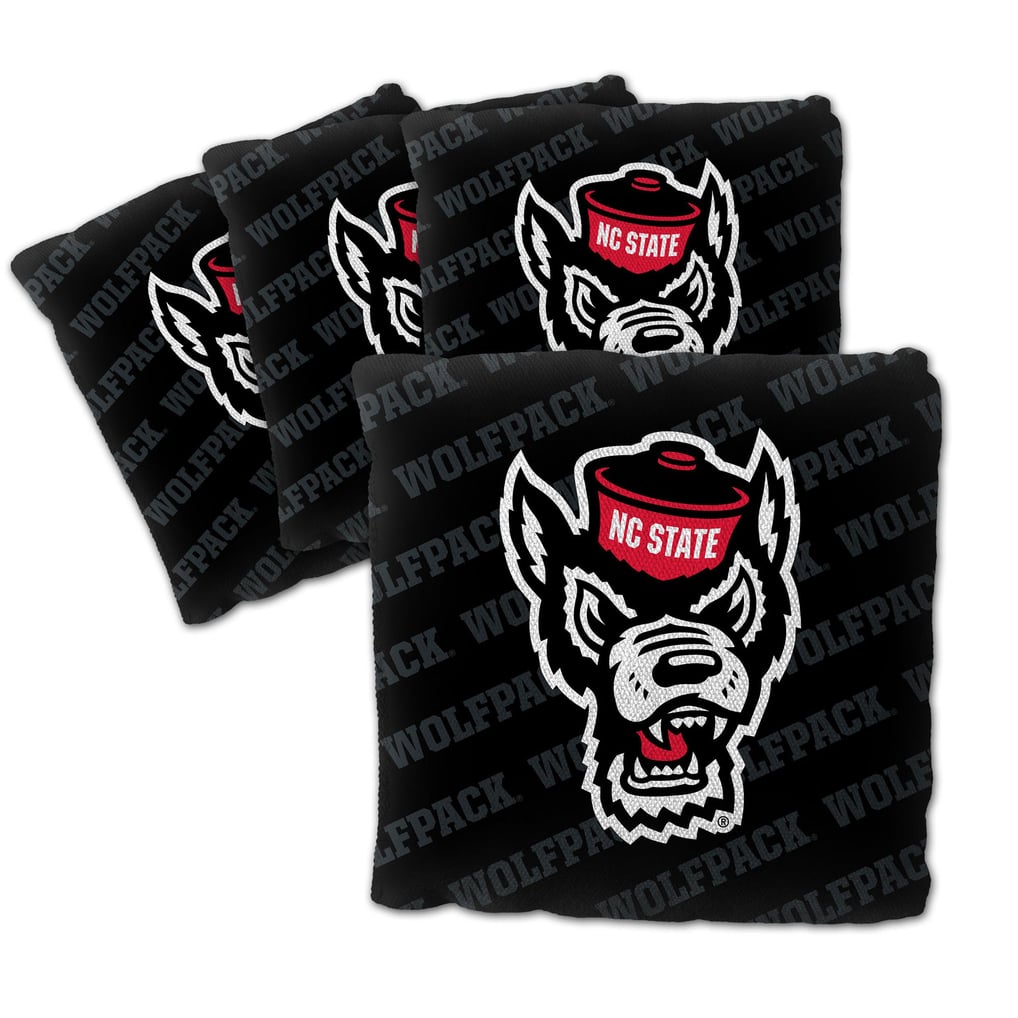NC State Wolfpack Fanpoint Four-Piece Cornhole Bag Set