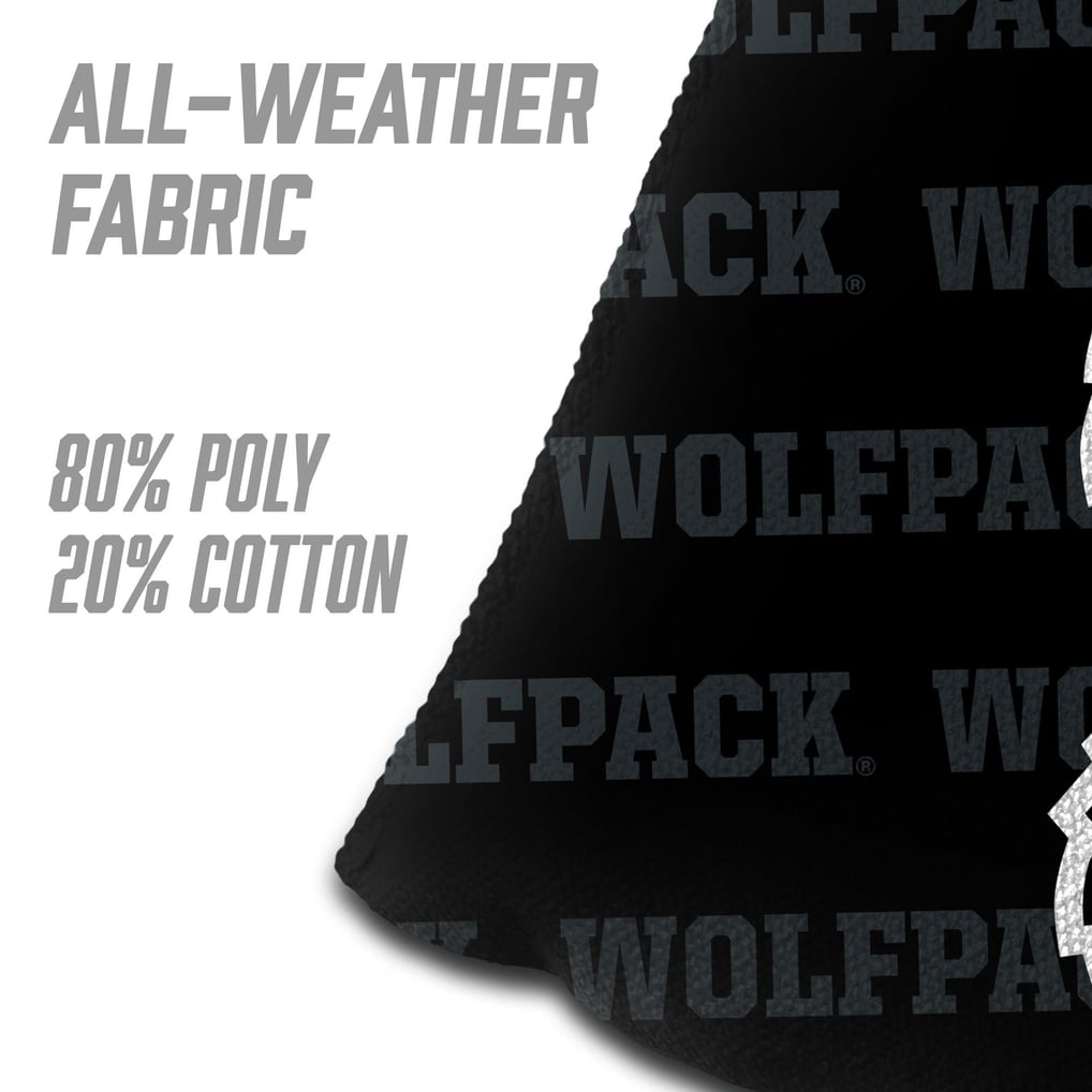 NC State Wolfpack Fanpoint Four-Piece Cornhole Bag Set
