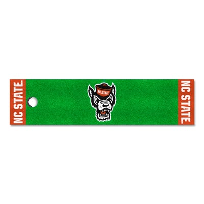 NC State Wolfpack Logo Brands Putting Green Mat