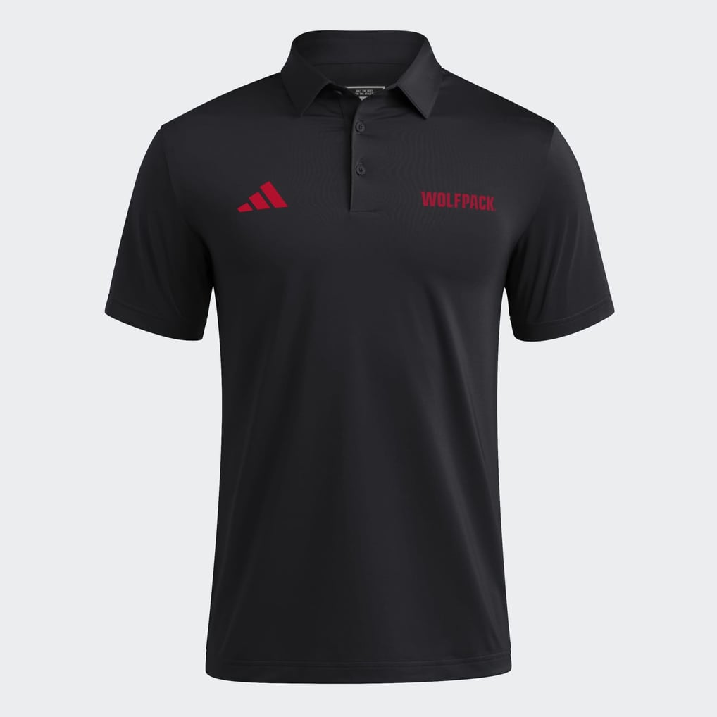 NC State Wolfpack adidas Ultimate 365 Solid Polo - Black
