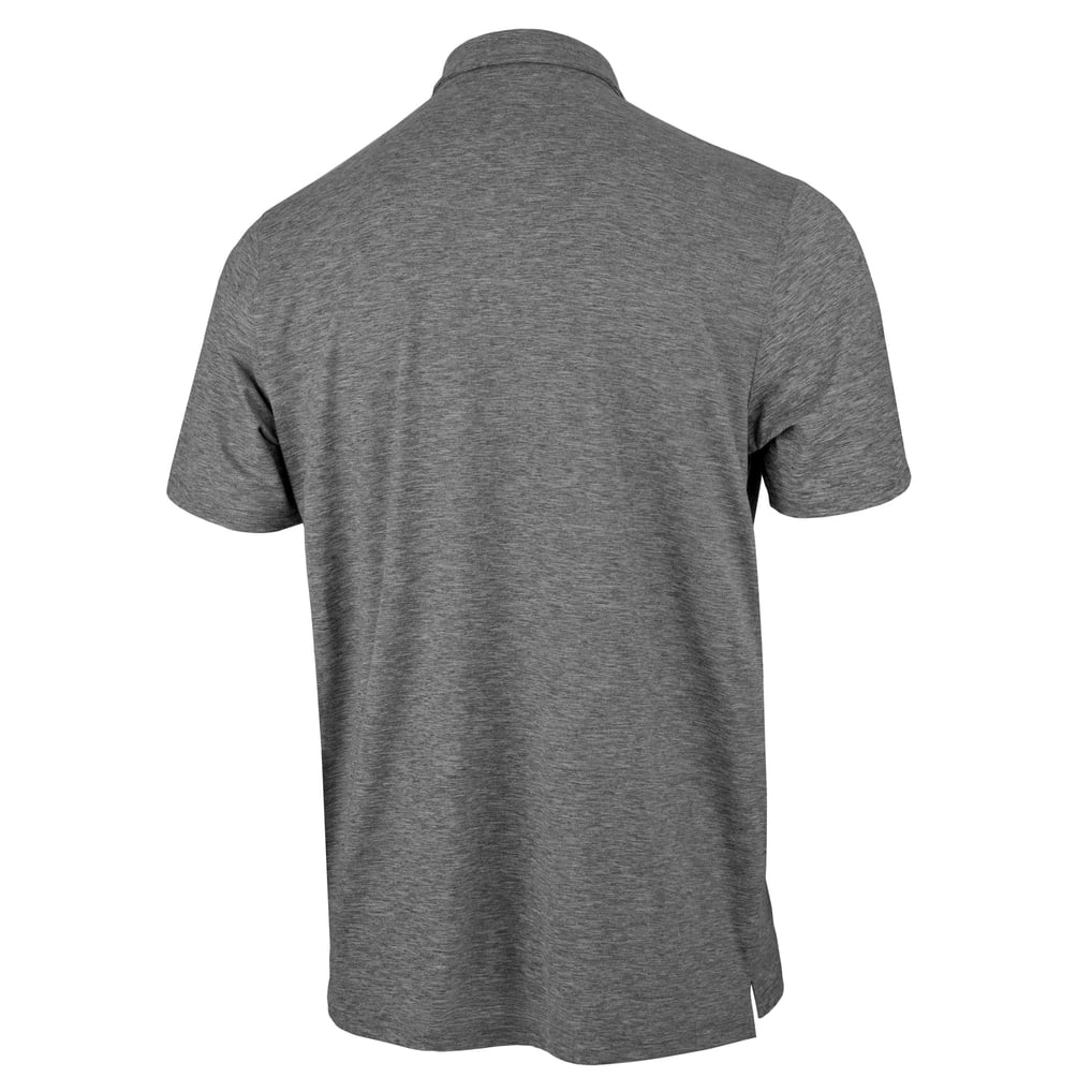 NC State Wolfpack Antigua Static Polo - Heather Black