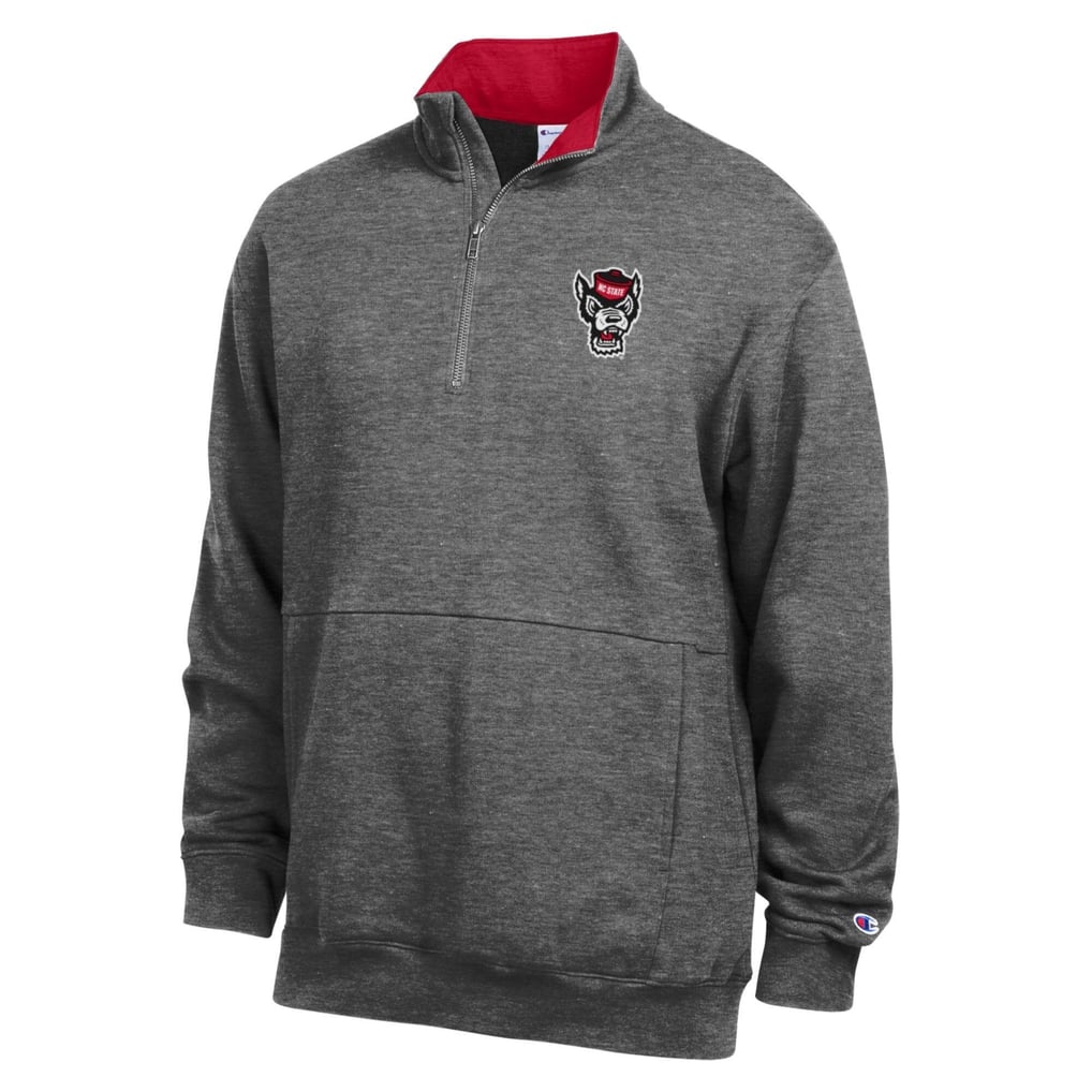  NC State Wolfpack Champion Fleece Quarter-Zip Pullover - Charcoal