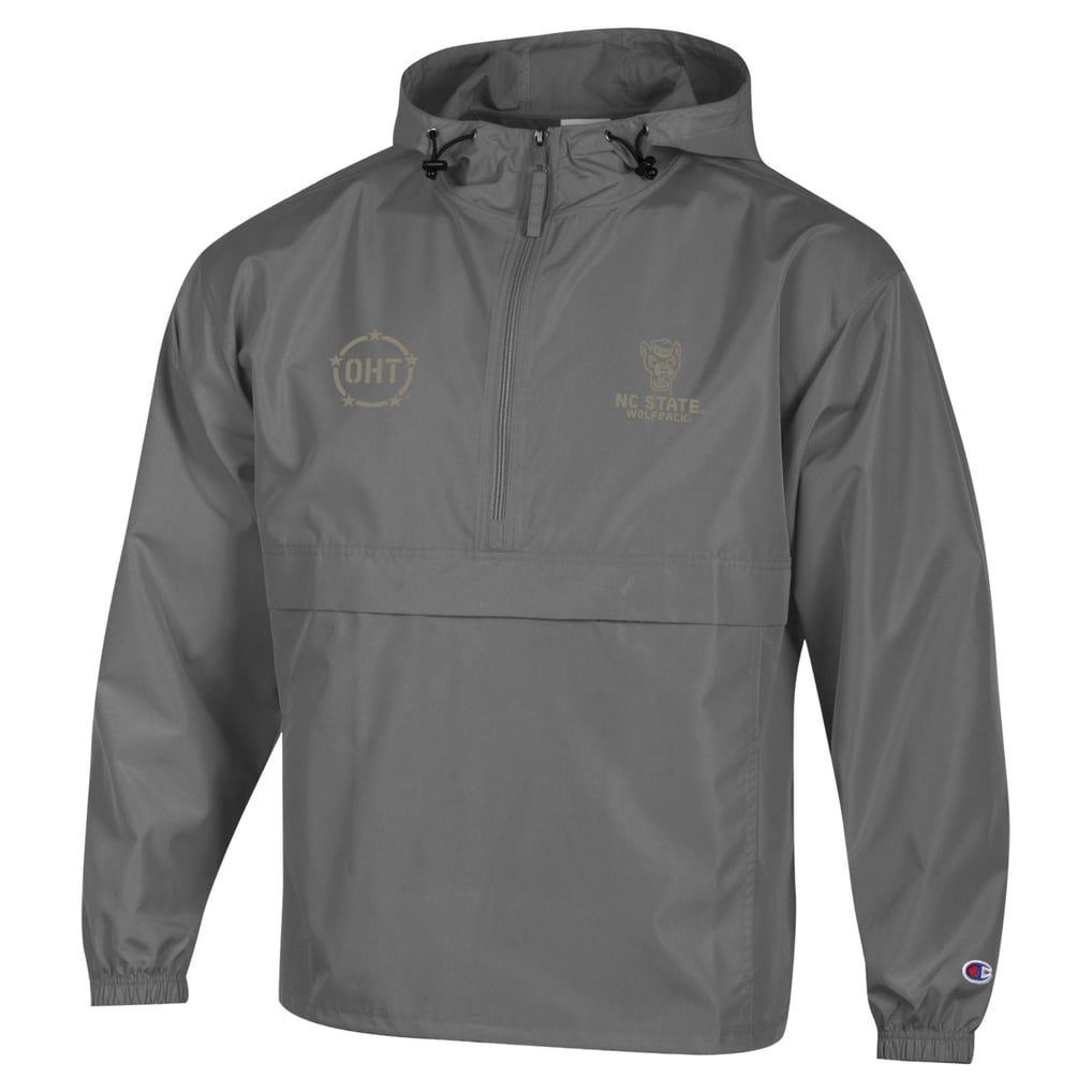  NC State Wolfpack Champion OHT Flag Packable Jacket - Graphite