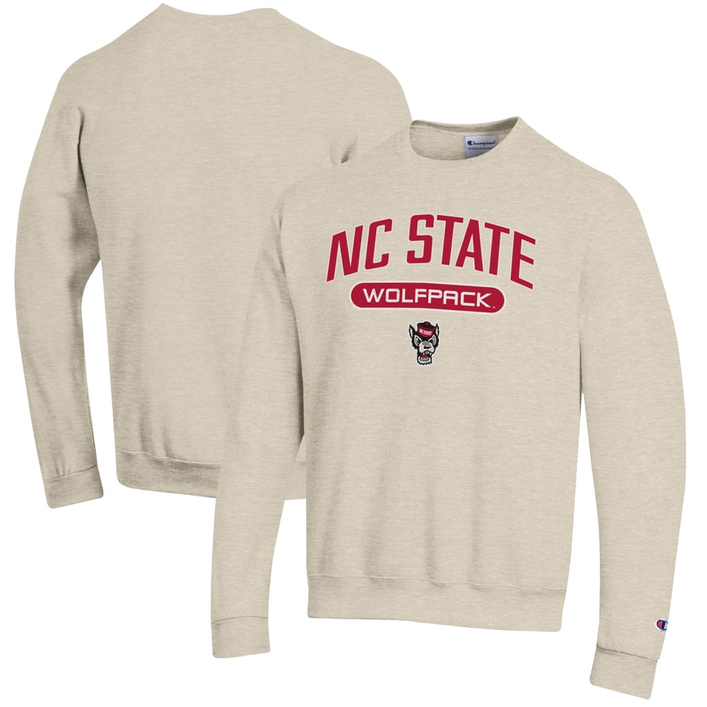 NC State Wolfpack Champion Powerblend Sweatshirt - Oatmeal