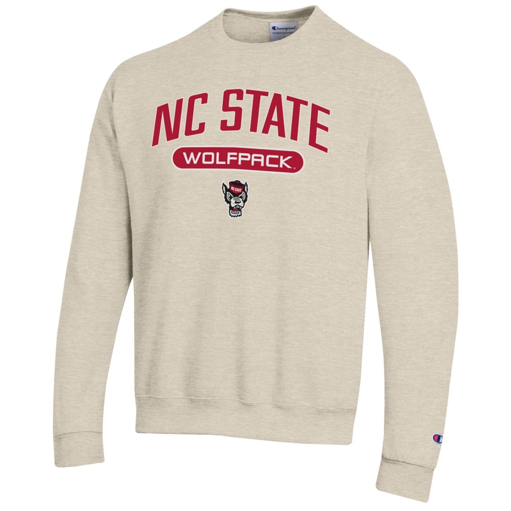 NC State Wolfpack Champion Powerblend Sweatshirt - Oatmeal